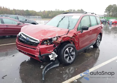 2017 Subaru Forester 2.5I из США, поврежденный, VIN JF2SJABC5HH460997